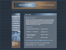 Tablet Screenshot of diazlawfirm.net